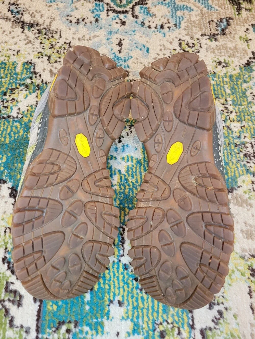 Merrell Moab 3 Vibram Sole Green Breathable Hiking Shoes, Size Mens 9.5